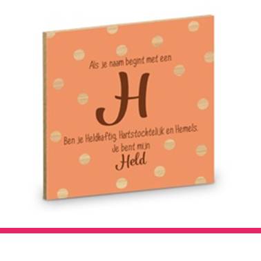 ONDERZETTER H