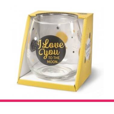 GLAS PROOST I LOVE YOU