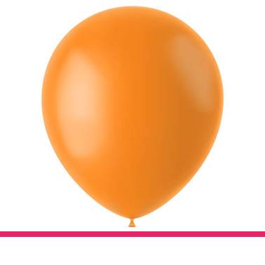 BALLONNEN TANGERINE ORANGE 10 STUKS