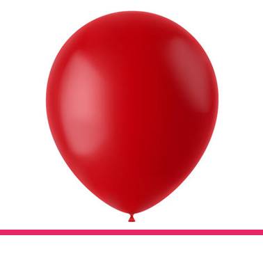 BALLONNEN RUBY RED 10 STUKS