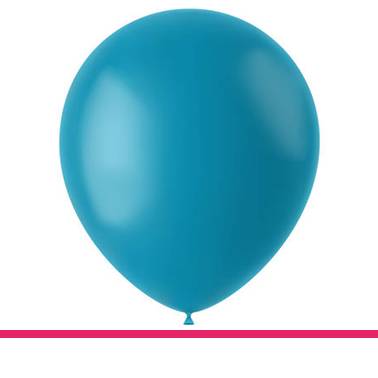 BALLONNEN CALM TURQUOISE 10 STUKS