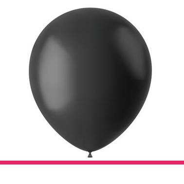 BALLONNEN MIDNIGHT BLACK 10 STUKS