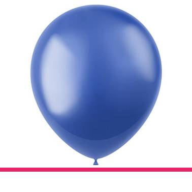 BALLONNEN RADIANT ROYAL BLUE 10 ST.