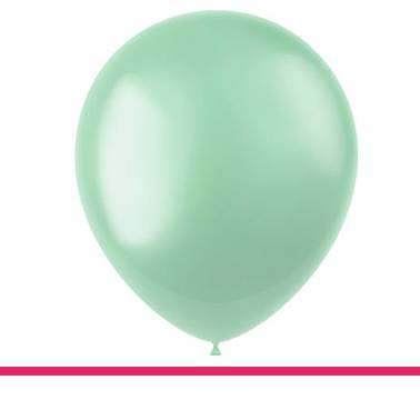 BALLONNEN MINTY GREEN METALLIC 50