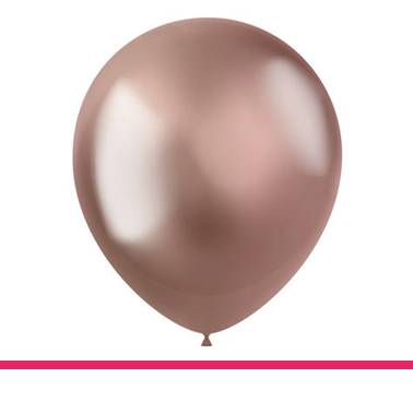 BALLONNEN INTENSE ROSEGOLD 10 STUKS