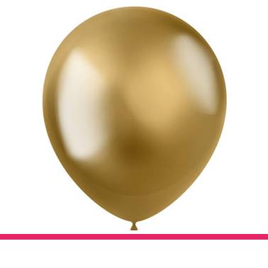 BALLONNEN INTENSE GOLD 10 STUKS