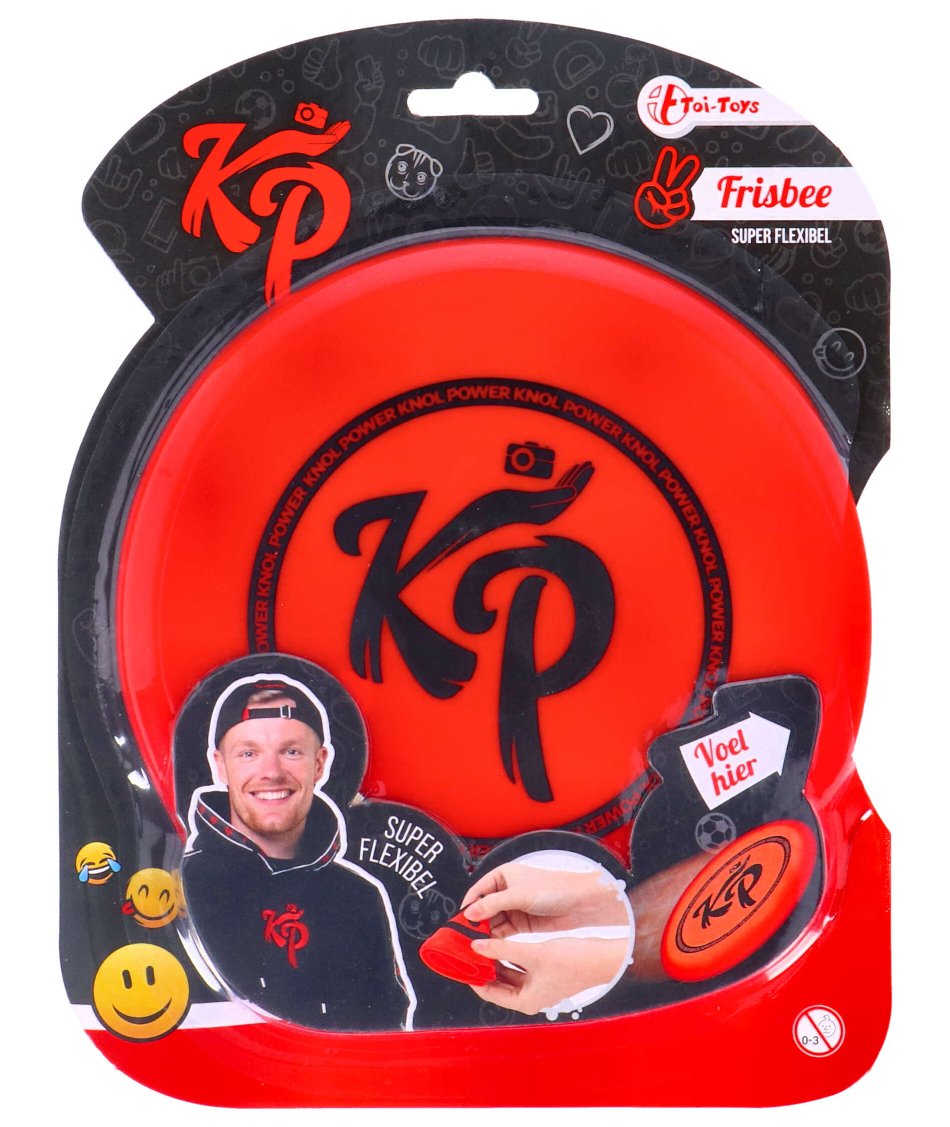 KNOL POWER SUPER FLEXIBELE RUBBER FRISBEE 17 CM