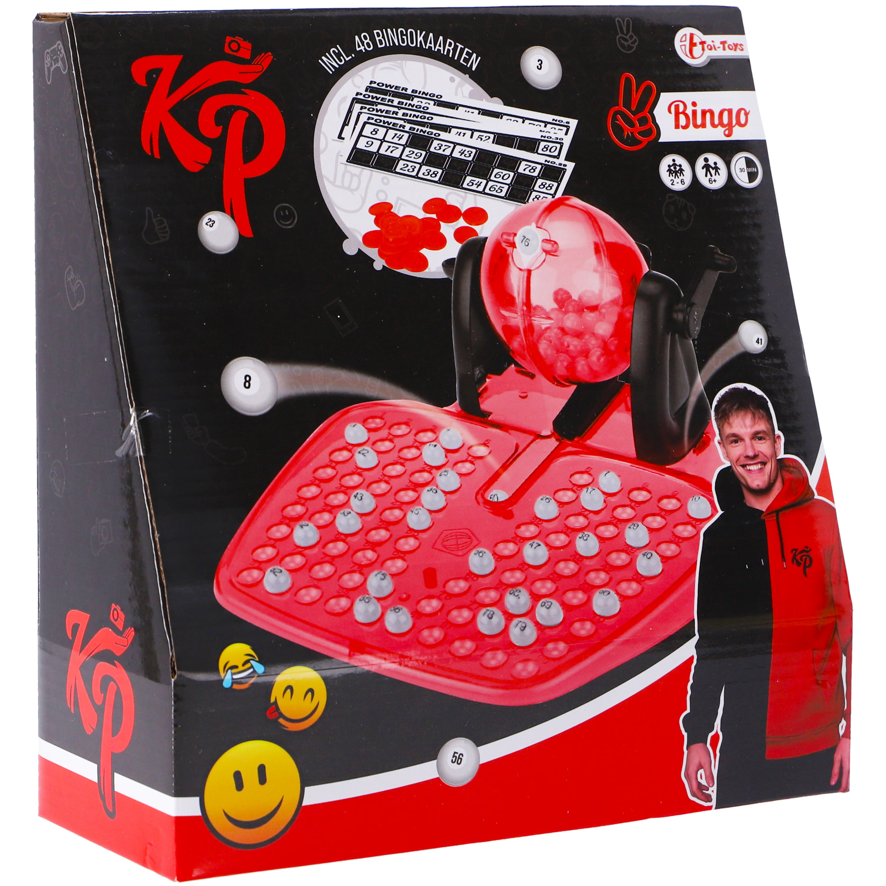 KNOL POWER BINGO -BALL MACHINE+PLAYING CARDS+CHIPS