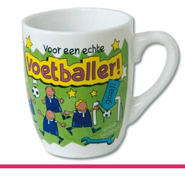 CARTOONMOK VOETBALLER