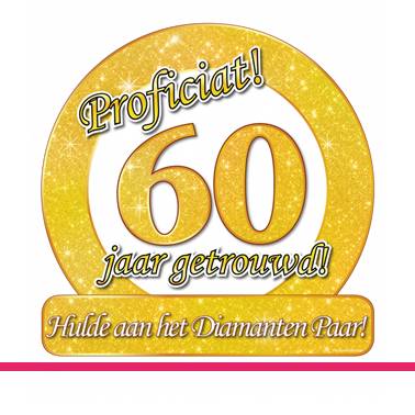 HULDESCHILD 60 JAAR GETROUWD