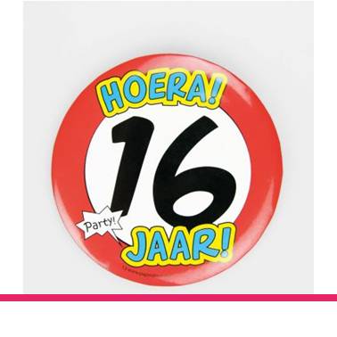 BUTTON XL 16 JAAR