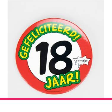 BUTTON XL 18 JAAR