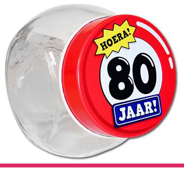 CANDY JARS 80 JAAR