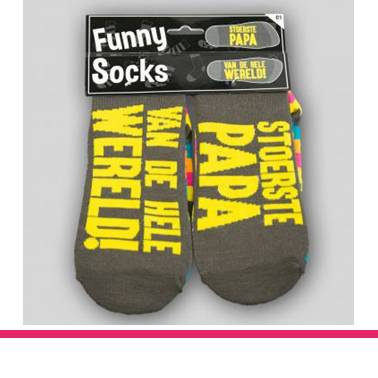 FUNNY SOCKS STOERSTE PAPA