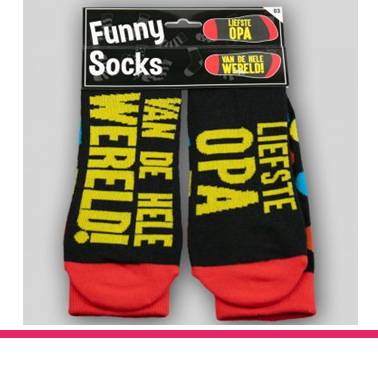 FUNNY SOCKS LIEFSTE OPA