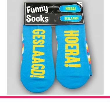 FUNNY SOCKS GESLAAGD