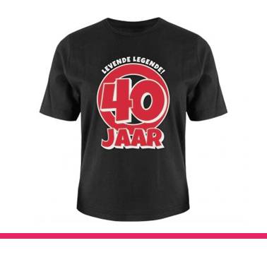 LEEFTIJD SHIRT 40 JAAR