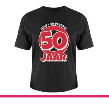 LEEFTIJD SHIRT 50 JAAR