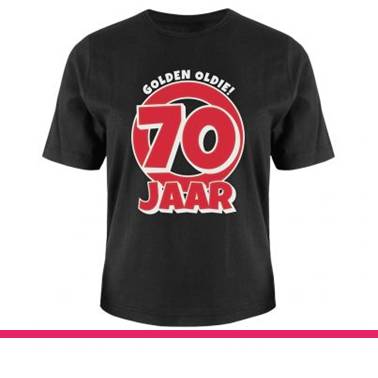 LEEFTIJD SHIRT 70 JAAR