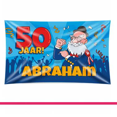 GEVELVLAG ABRAHAM CARTOON