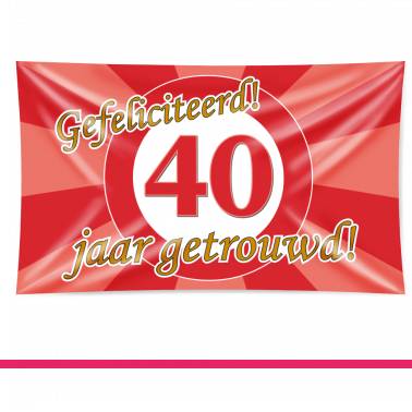 GEVELVLAG 40 JAAR GETROUWD