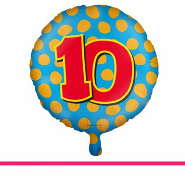Folieballon happy party 10