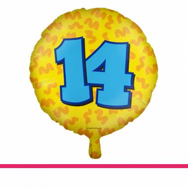 Folieballon happy party 14
