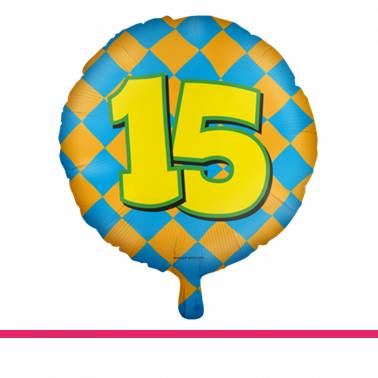 Folieballon happy party 15