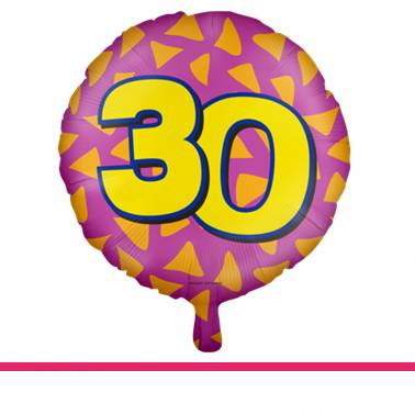 Folieballon happy party 30