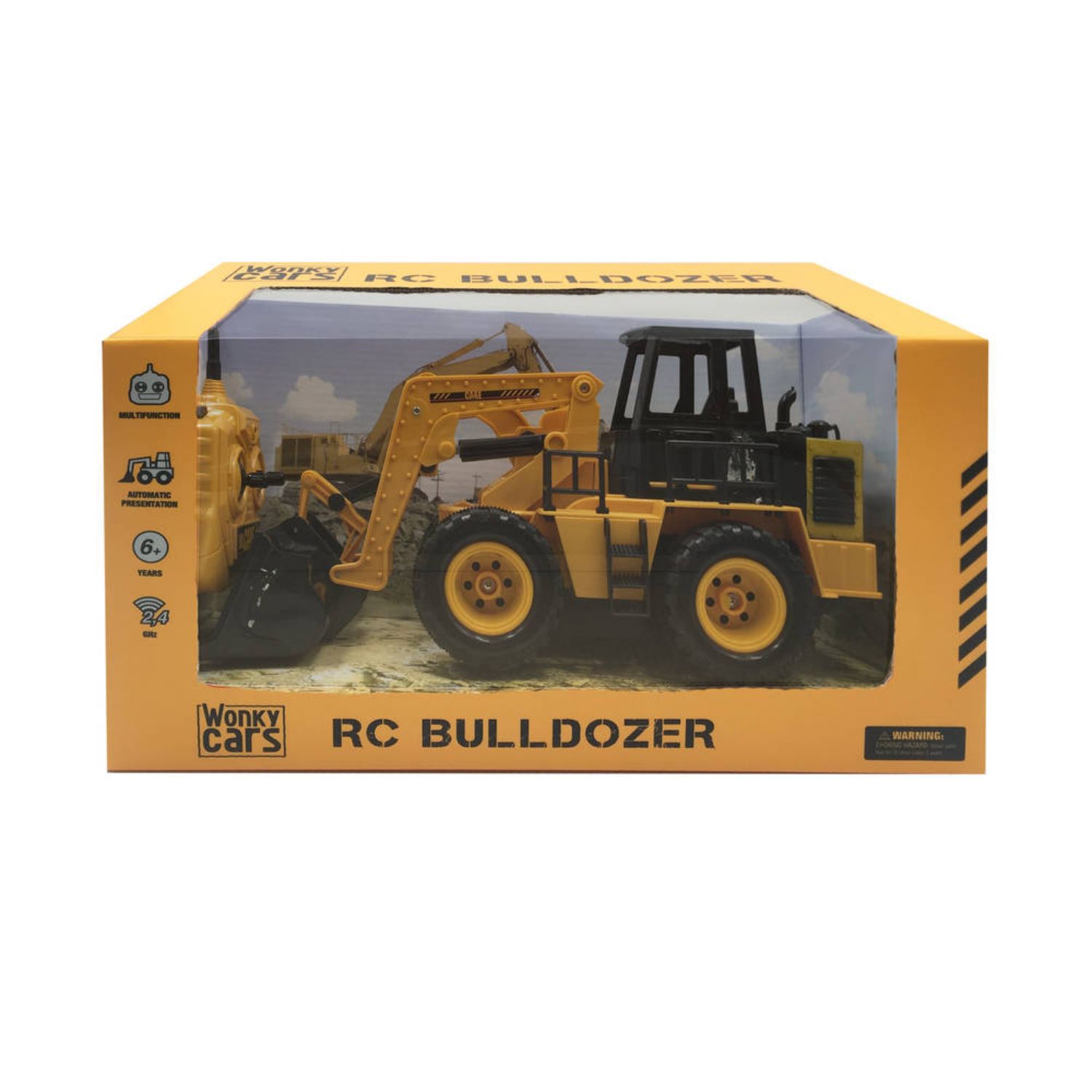 R/C BESTUURBARE BULLDOZER 1:24