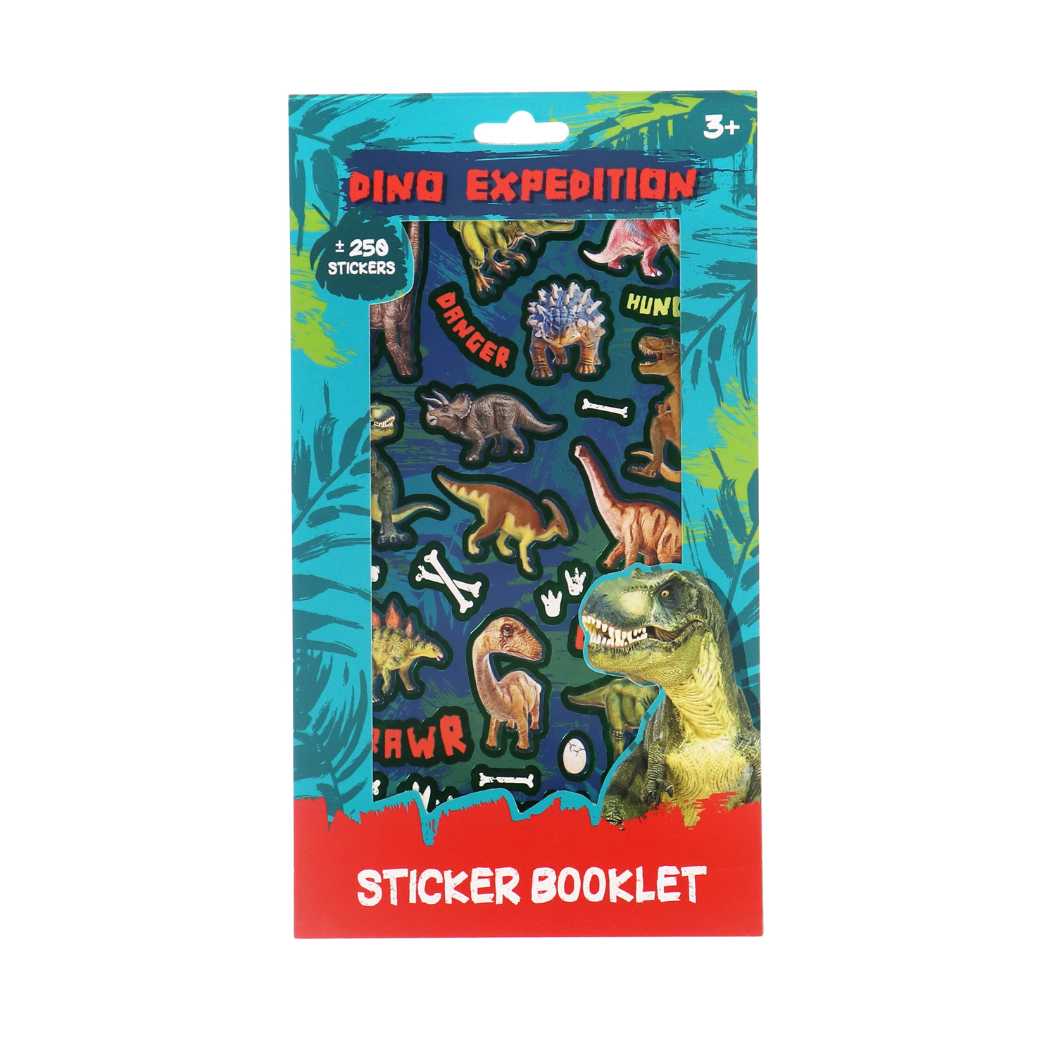 DINO EXPEDITION STICKERBOEKJE MET 250 STICKERS