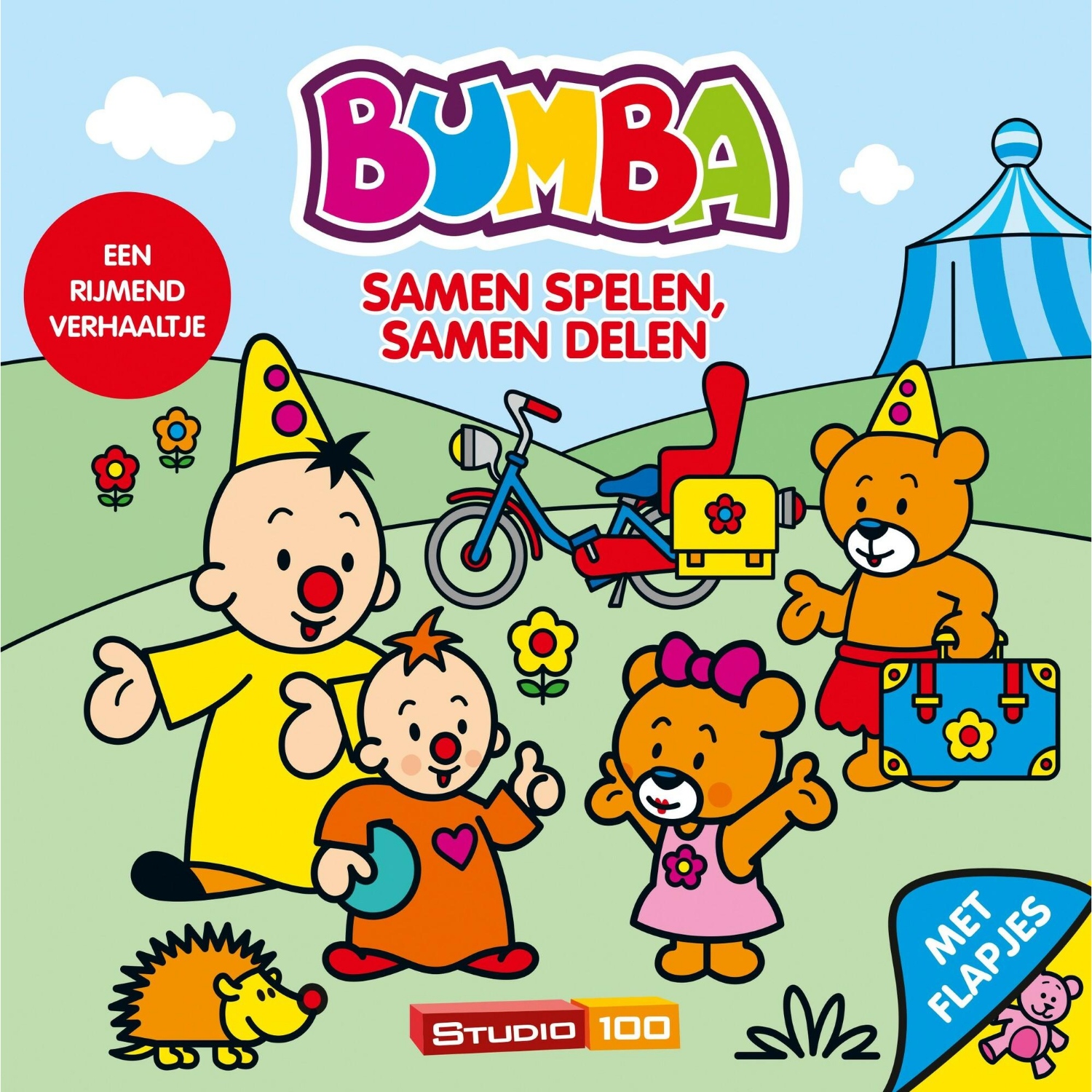 BUMBA KARTONBOEK MET FLAPJES - SAMEN SPELEN SAMEN DELEN