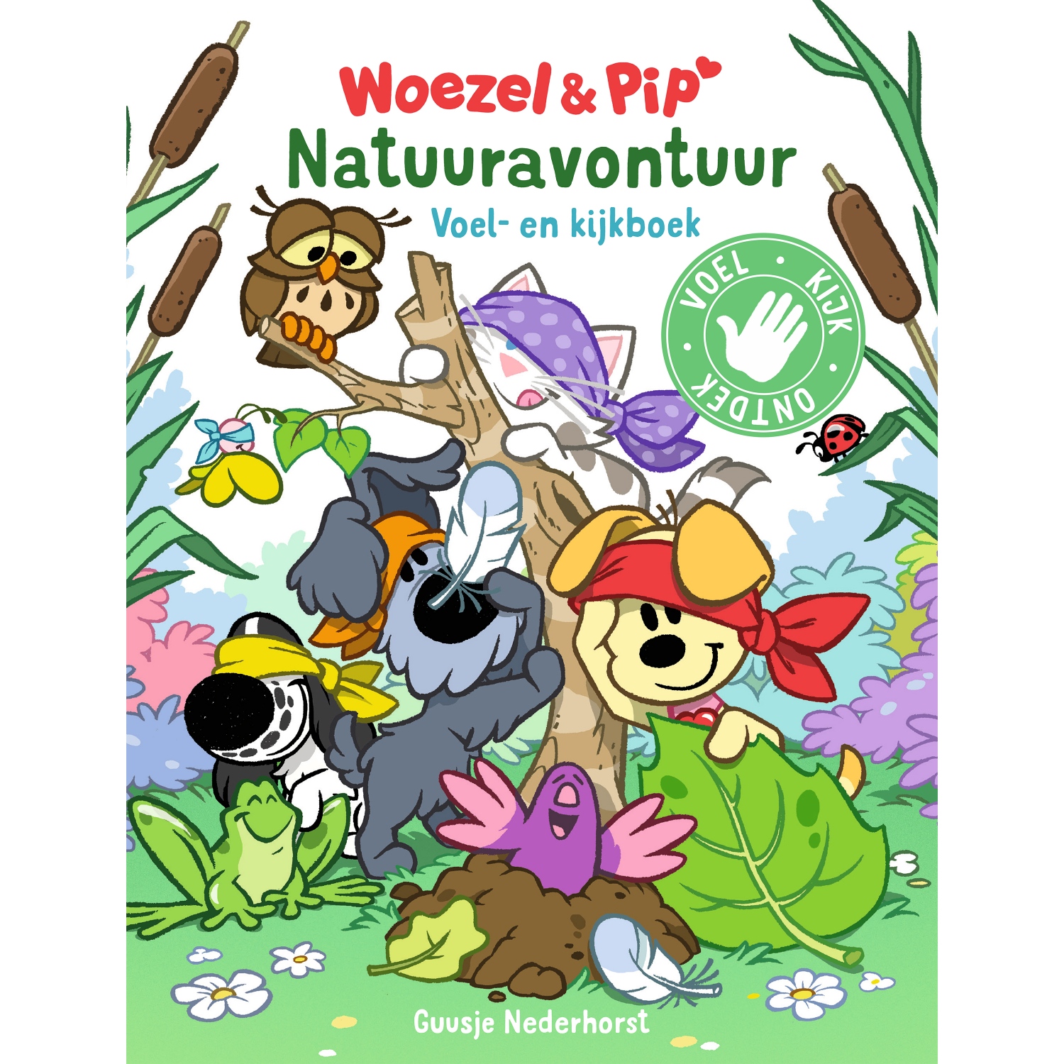 BOEK WOEZEL & PIP NATUURAVONTUUR VOEL- EN KIJKBOEK